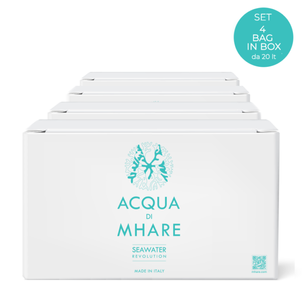 4 Bag in box Acqua di Mhare da 20 lt